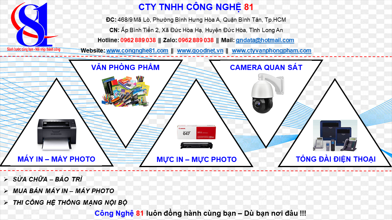 Nạp mực máy in Huyện Đức Hòa, Long An